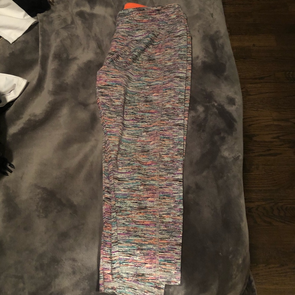 Multi color/pattern crop leggings
